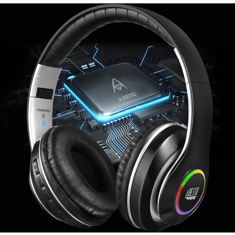 Internal component visualization of Adesso Xtream P500 headphones