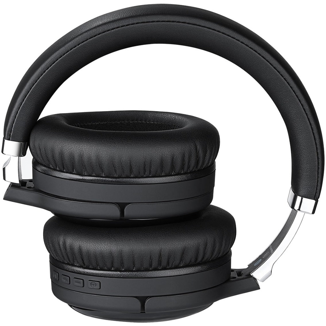 Folded view of Adesso Xtream P600 headphones showing portable design-alternate-image8