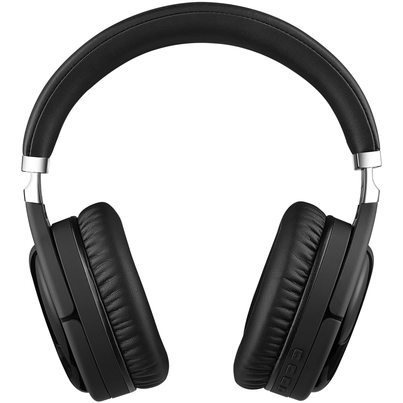 Front view of Adesso Xtream P600 headphones displaying symmetrical design and comfort features-alternate-image2