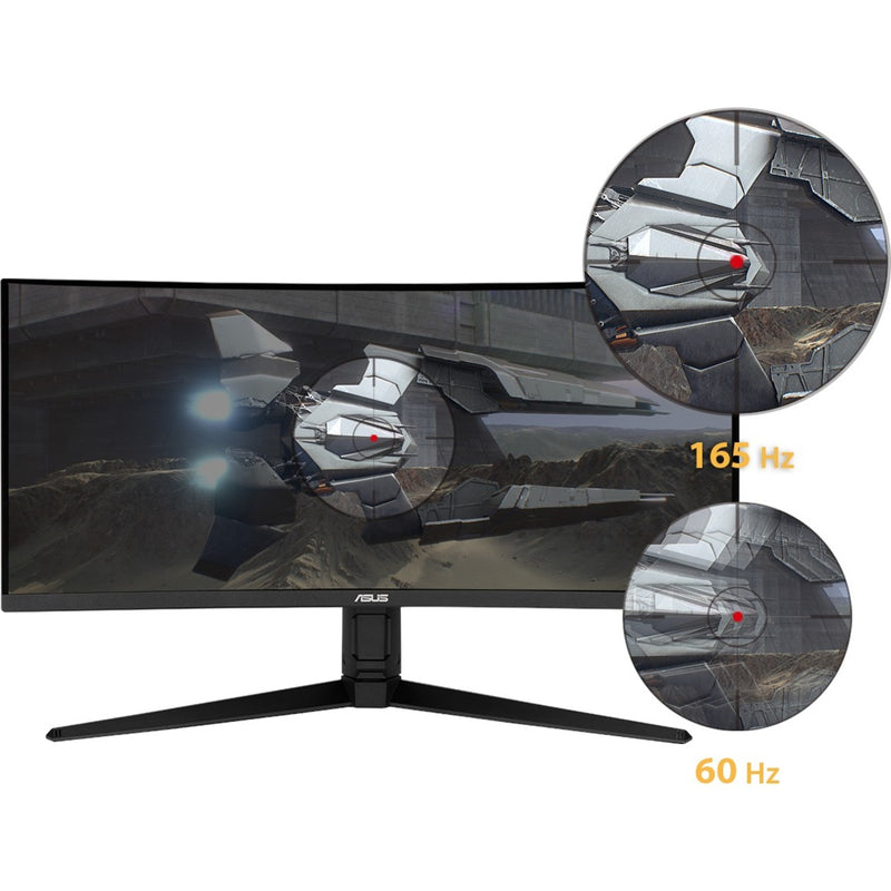 Comparison of 60Hz vs 165Hz refresh rates on ASUS TUF Gaming monitor