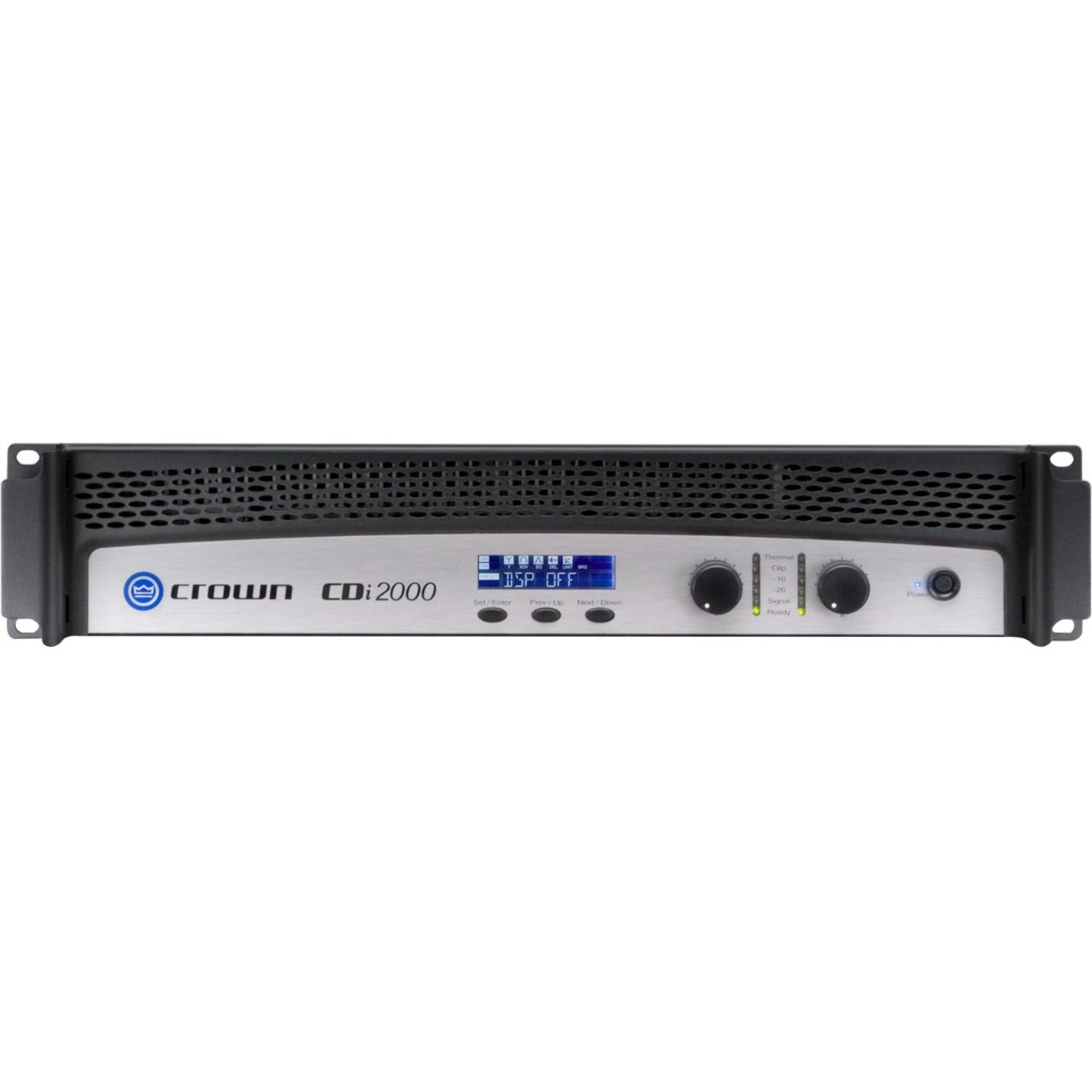 Crown NCDI2000VM 2000 Two-channel Power Amplifier, 1600W RMS, USB Connectivity