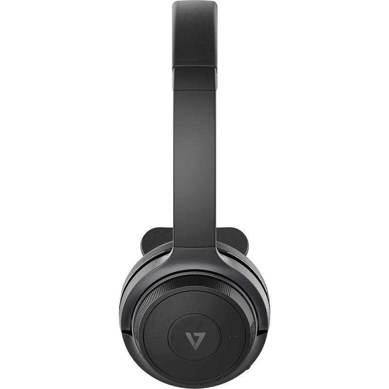 Side profile view of V7 HB605M headset showing streamlined design