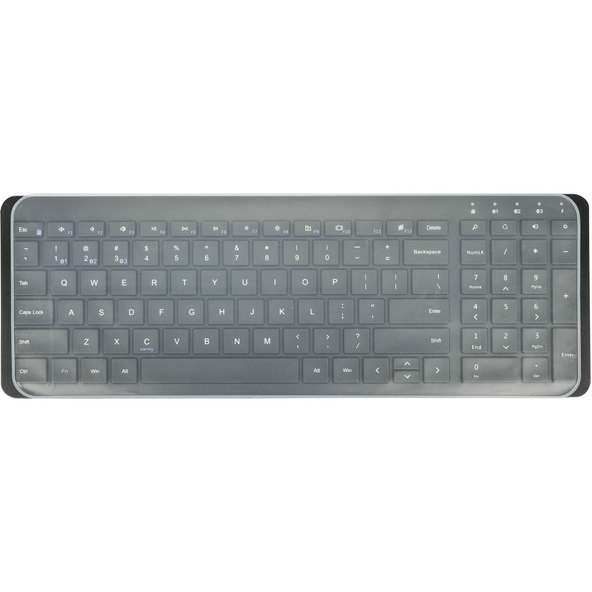 Targus AWV337GL Universal Silicone Keyboard Cover LARGE - 3 pack, Dust Resistant, Germs-free, Spill Resistant, Reusable, Comfortable, Washable