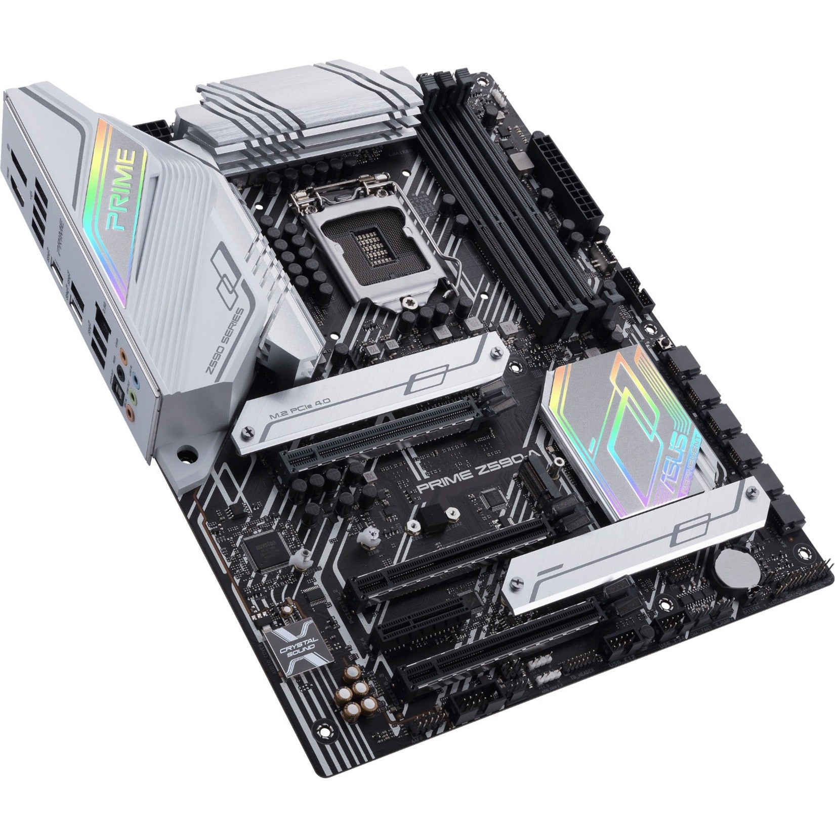 ASUS PRIME Z590-A LGA 1200 Motherboard, 14+2 DrMOS Power Stages, 3x M.2, Intel 2.5 Gb LAN, USB 3.2 Type-C, Thunderbolt 4, Aura Sync RGB Lighting