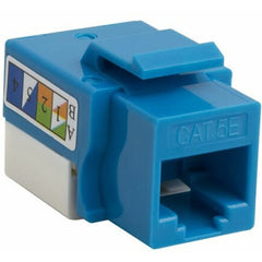 10er-Pack Cat5e RJ45 Keystone Jack UTP 110-Typ (Blau) von 4XEM