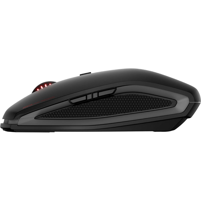 Side view of CHERRY GENTIX wireless mouse showing ergonomic contours and button placement