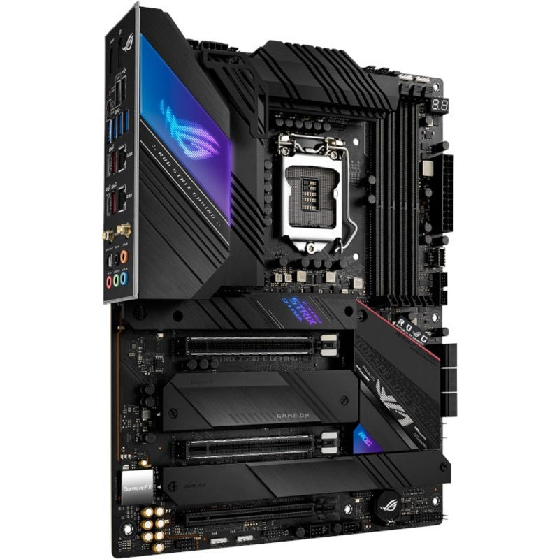 Asus Desktop Motherboard ROG STRIX Z590-E GAMING WIFI Intel Z590 Chipset Socket LGA-1200 Intel Optane Memory Ready ATX