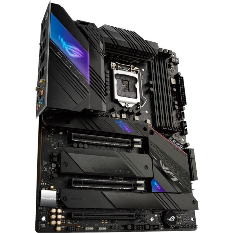 Asus Desktop Motherboard ROG STRIX Z590-E GAMING WIFI Intel Z590 Chipset Socket LGA-1200 Intel Optane Memory Ready ATX