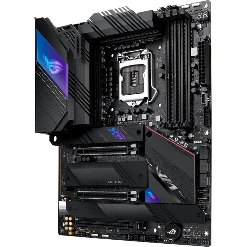 Asus Desktop Motherboard ROG STRIX Z590-E GAMING WIFI Intel Z590 Chipset Socket LGA-1200 Intel Optane Memory Ready ATX