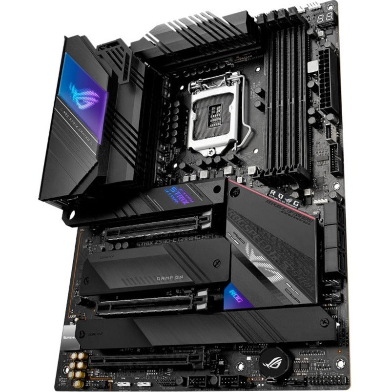 Asus Desktop Motherboard ROG STRIX Z590-E GAMING WIFI Intel Z590 Chipset Socket LGA-1200 Intel Optane Memory Ready ATX