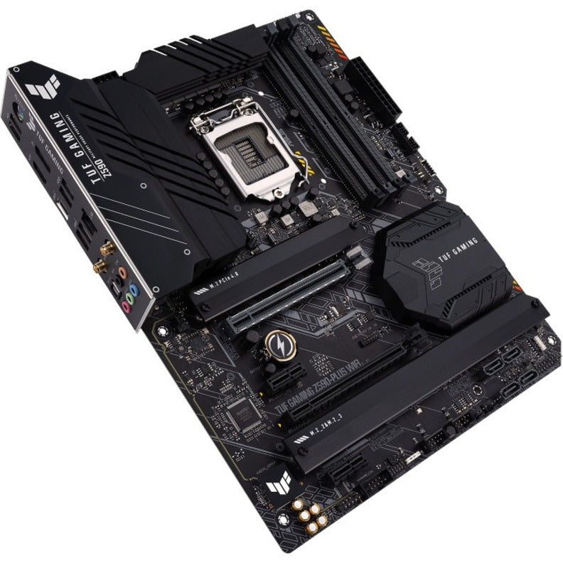 Desktop Motherboard TUF GAMING Z590-PLUS WIFI, Intel Z590 Chipset, Socket LGA-1200, Intel Optane Memory Ready, ATX