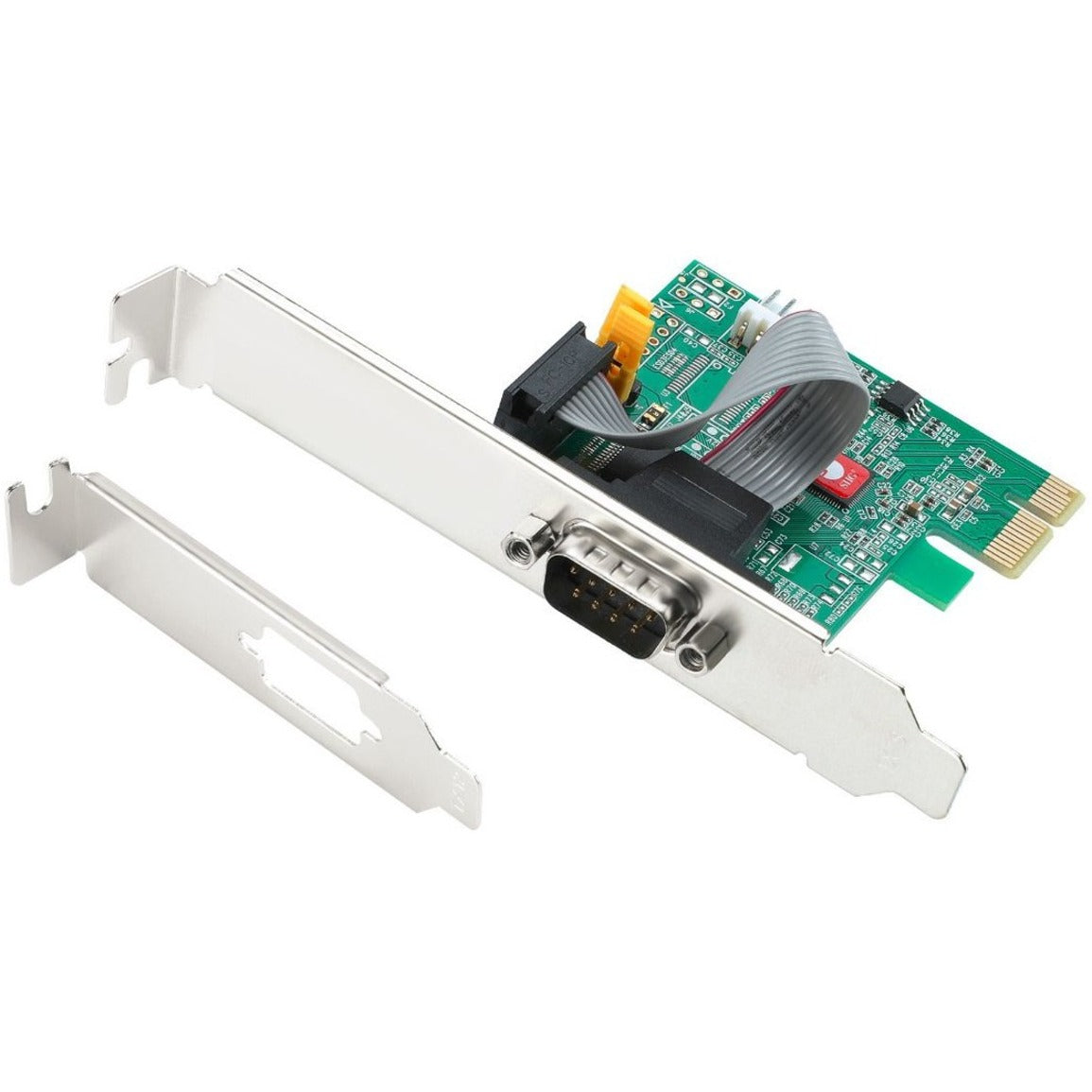 SIIG JJ-E20611-S1 DP Cyber RS-232 1S PCIe Card - High-Speed Serial Adapter