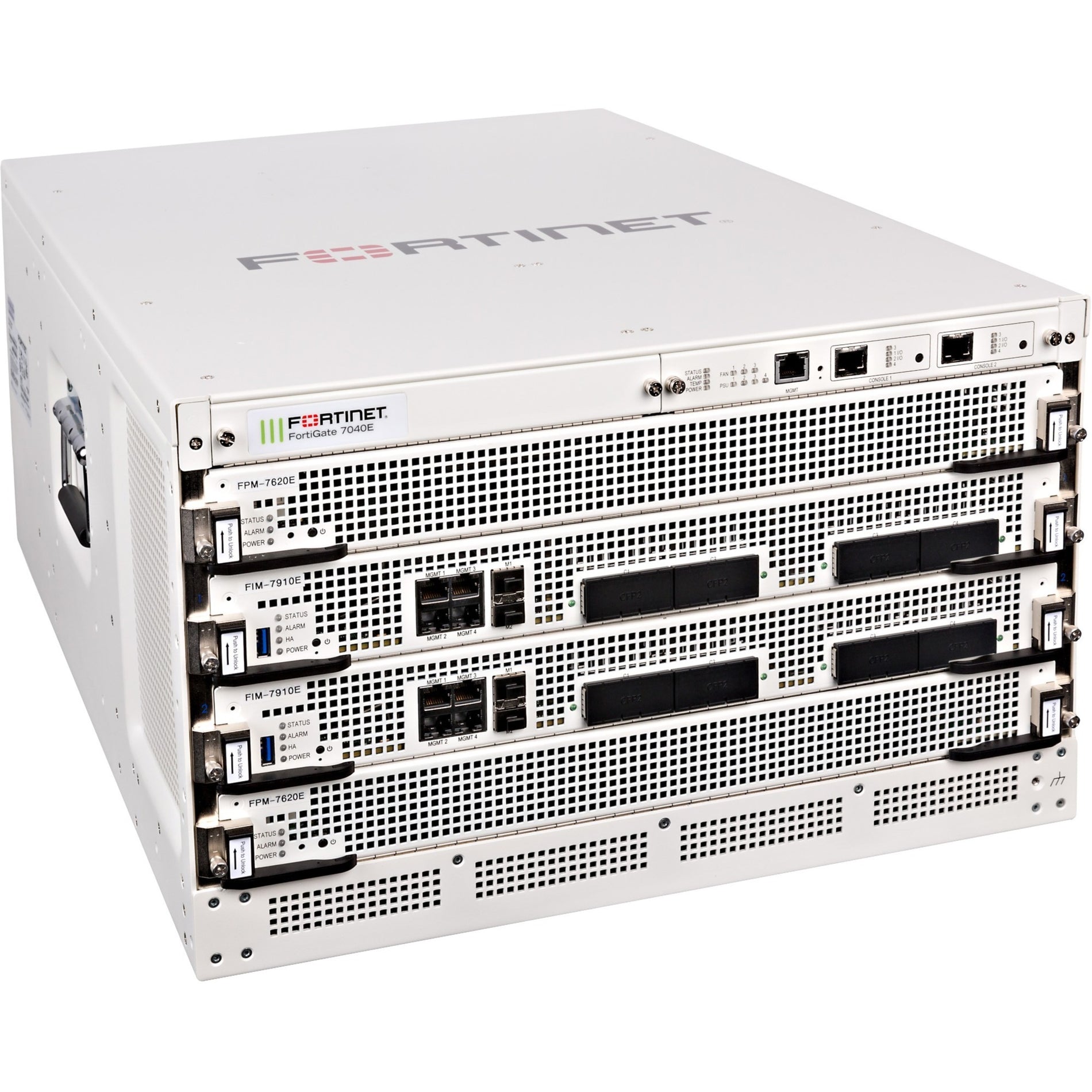 Fortinet FG-7040E-9-DC FortiGate Network Security/Firewall Appliance, 4 Expansion Slots, 1 Year Warranty