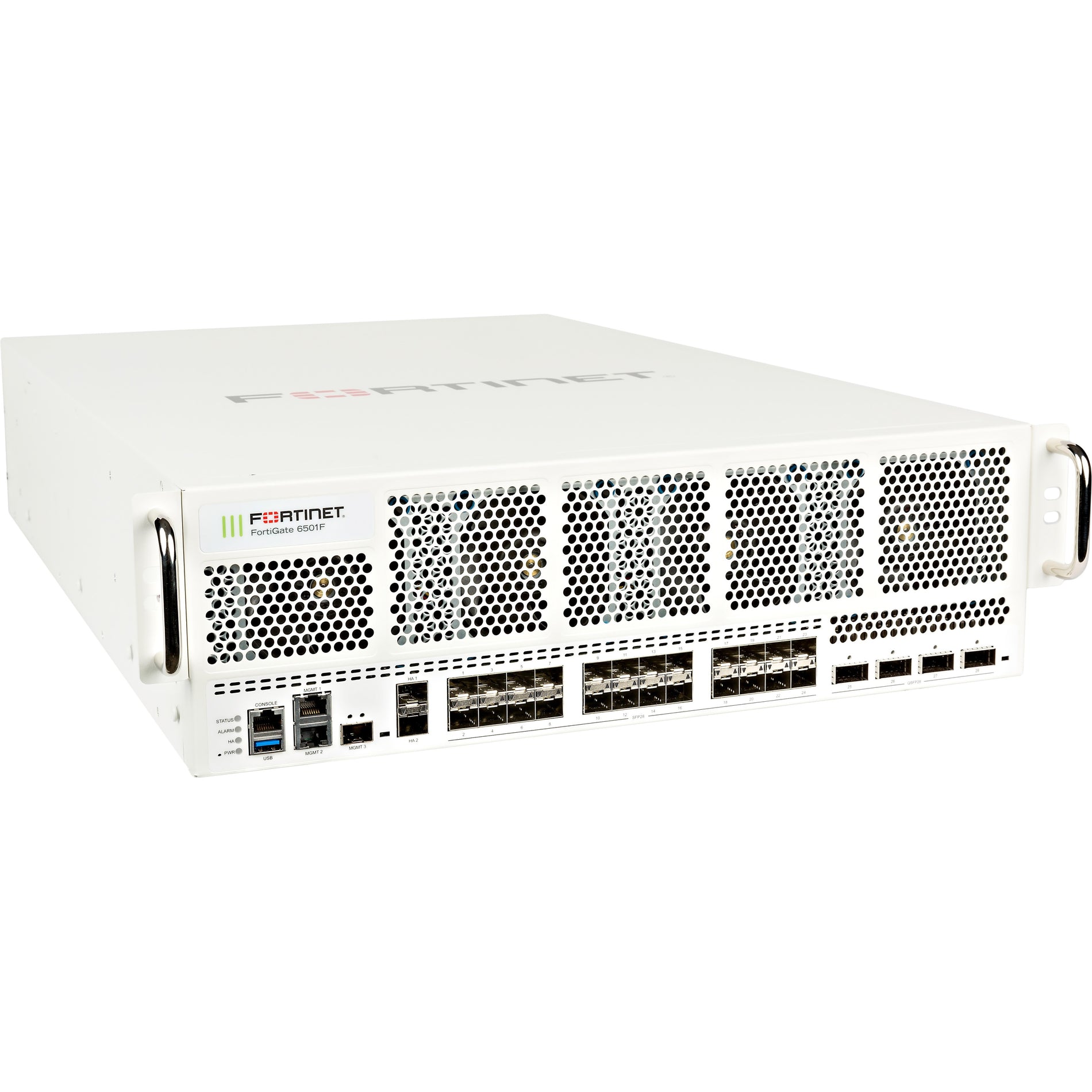 Fortinet FG-6501F-DC FortiGate Network Security/Firewall Appliance, 40GBase-X, 10GBase-X, 100GBase-X, 100 Gigabit Ethernet