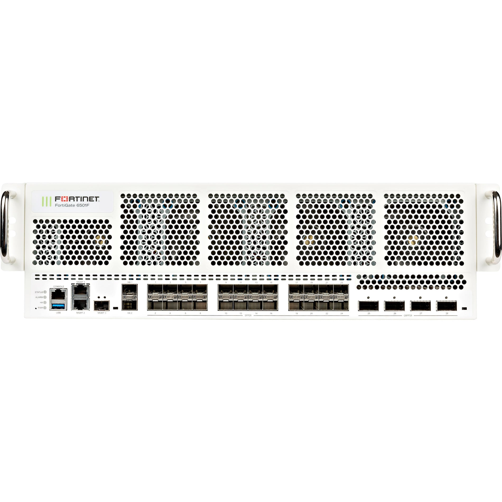 Fortinet FG-6501F-DC FortiGate Network Security/Firewall Appliance, 40GBase-X, 10GBase-X, 100GBase-X, 100 Gigabit Ethernet