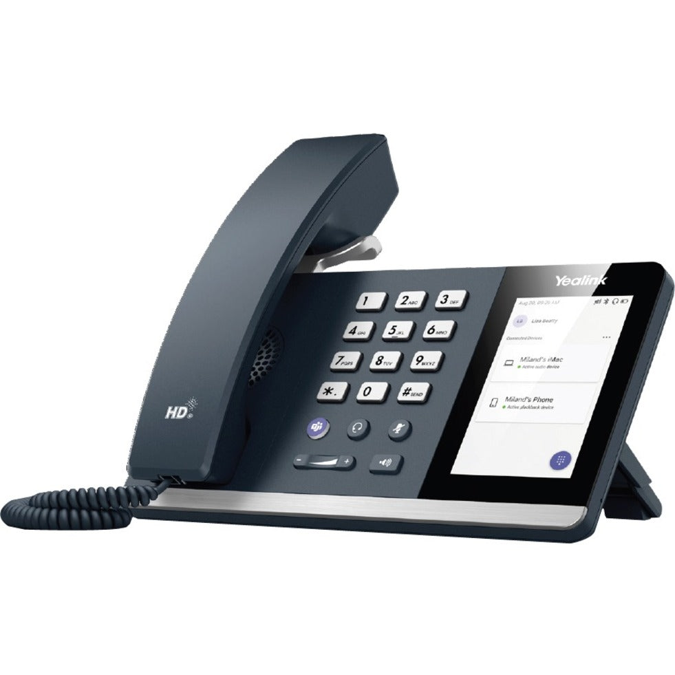 Yealink 1301110 MP50-Teams Téléphone IP Cordé VoIP Haut-parleur USB