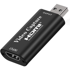 4XEM 4XUSB2HDMIVIDCAP HDMI/USB音频/视频适配器，黑色  4XEM - 四倍电池（四倍乐客）