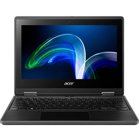 Acer NX.VR4AA.002 TravelMate Spin B3 TMB311RN-32-C6ZX 2 in 1 Notebook, Windows 10 Pro, Intel Celeron N5100, 4GB RAM, 128GB SSD, Stylus, Shale Black