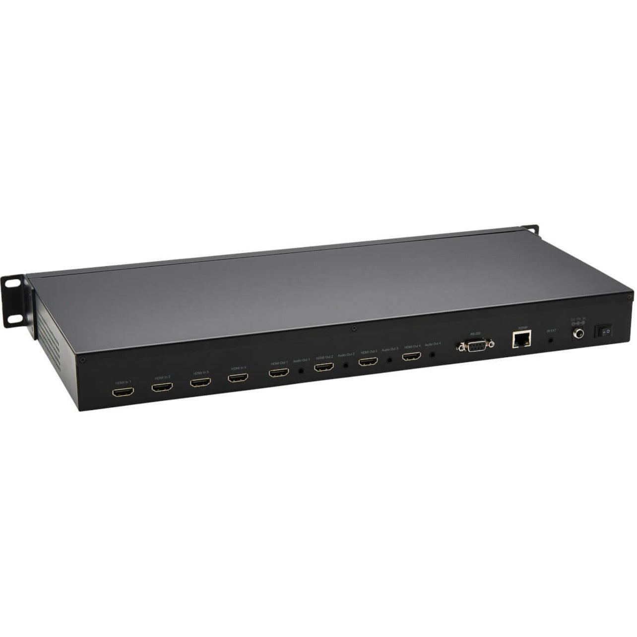 Tripp Lite B302-4HX4H-4K 4x4 HDMI Matrix Switch/Splitter 4K Video Resolution 3 Year Warranty  트립 라이트 B302-4HX4H-4K 4x4 HDMI 매트릭스 스위치/분배기 4K 비디오 해상도 3년 보증