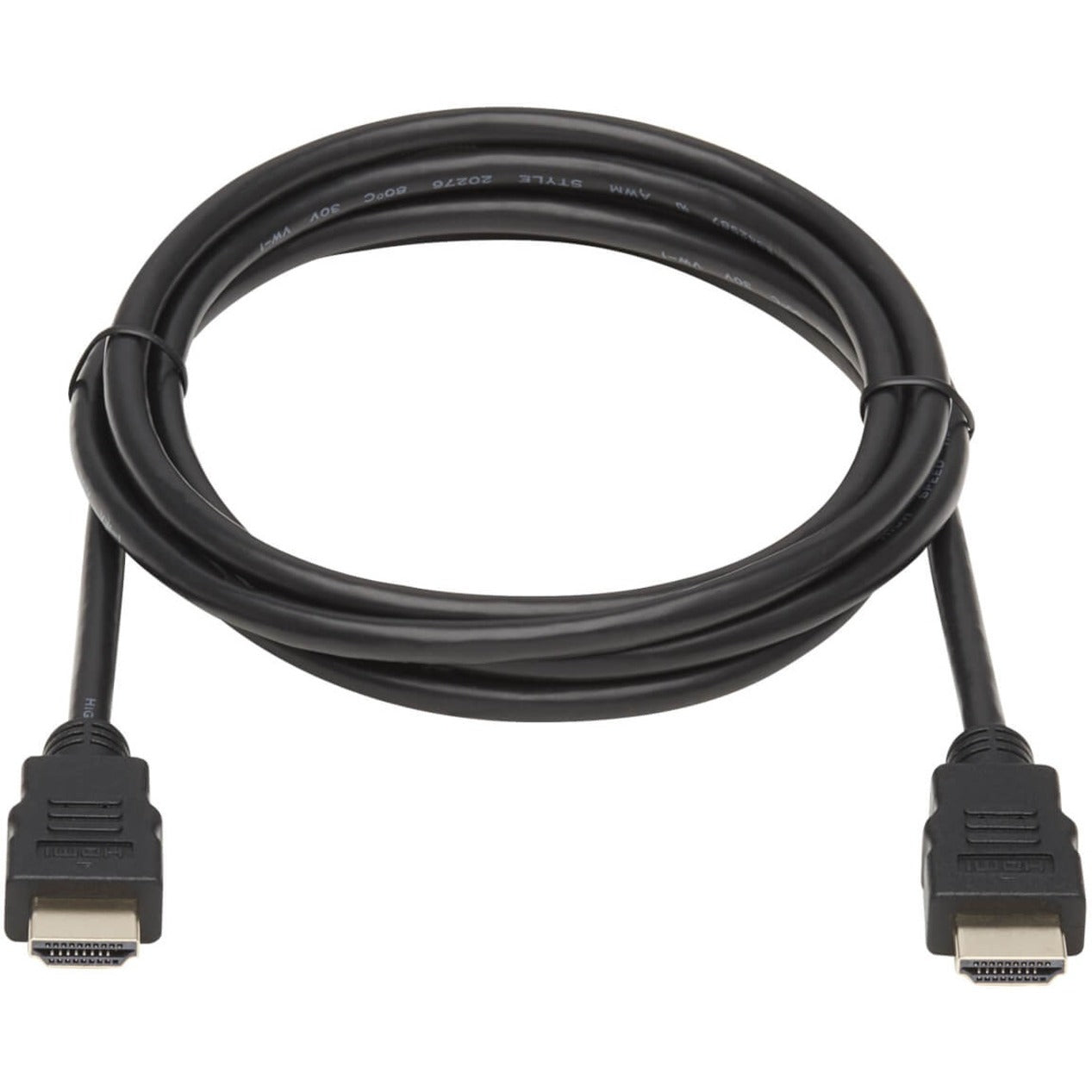 Tripp Lite P568AB-006 High-Speed HDMI Antibacterial Cable (M/M), UHD 4K, 4:4:4, Black, 6 ft.