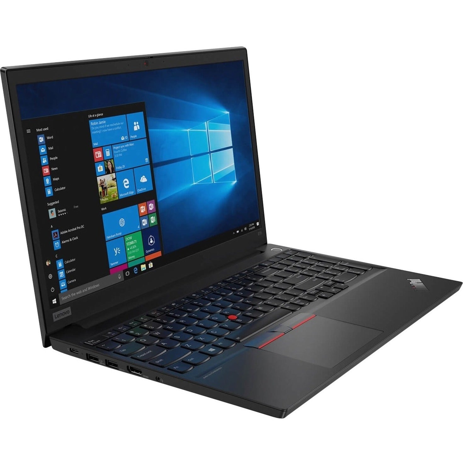 Lenovo 20TDS06700 ThinkPad E15 G2 15.6" Touch Notebook, Core i7, 16GB RAM, 512GB SSD, Windows 10 Pro