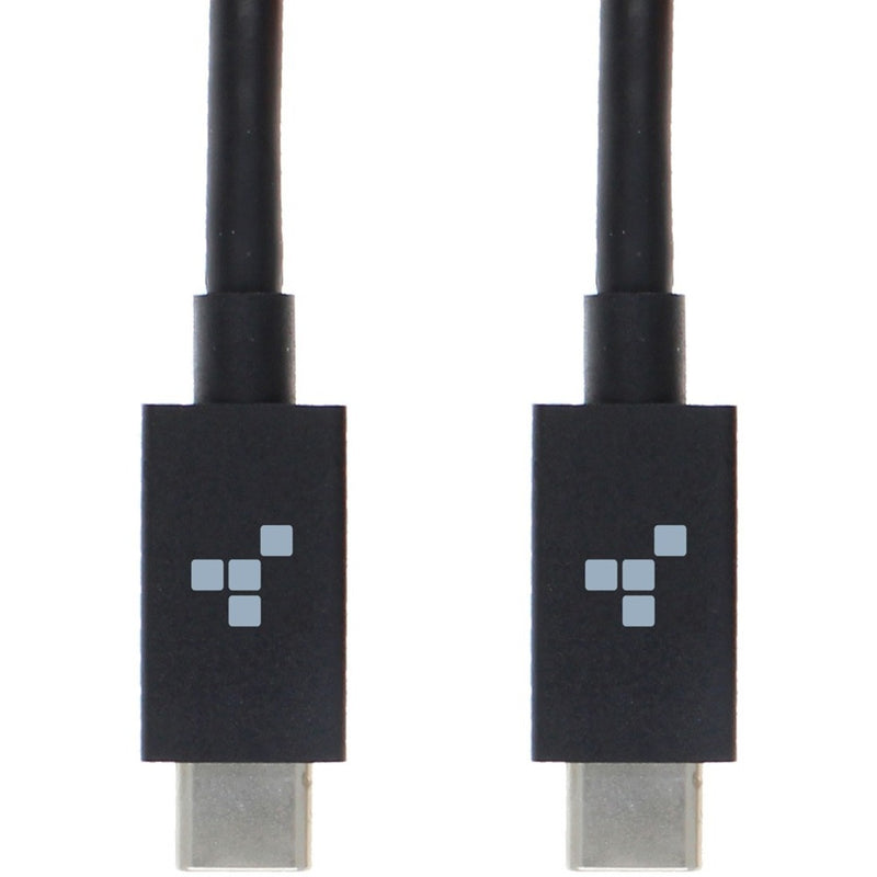 Close-up of DataLocker USB-C cable connectors with branding