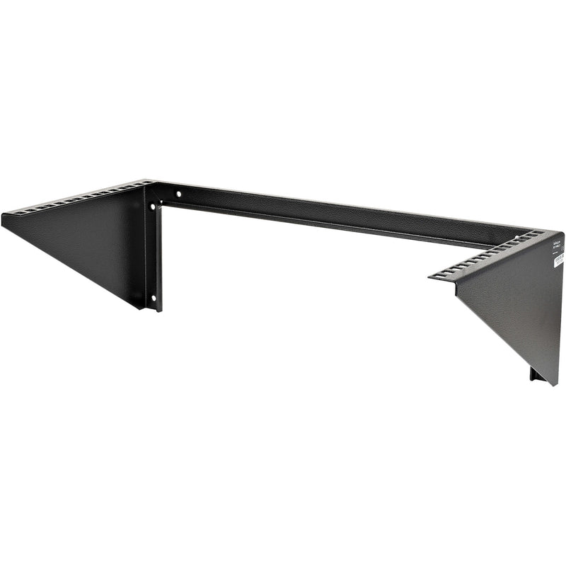 Side view of StarTech.com 5U vertical wall mount bracket showing sturdy black steel construction