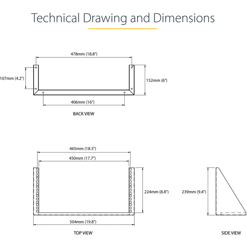 Technical drawing showing detailed dimensions and measurements