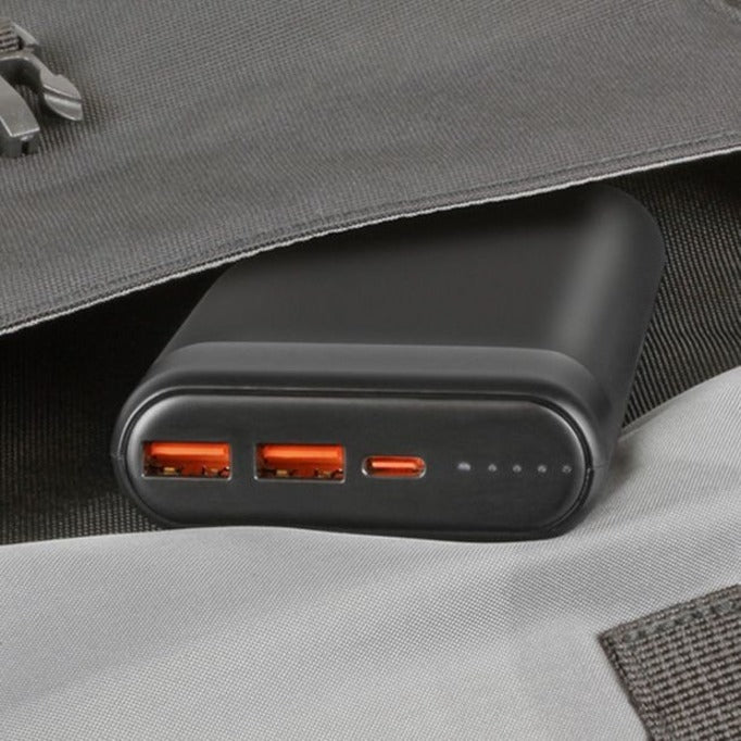 Aluratek APBQ20F Batería Externa de 20000mAh 65W Carga Rápida PD con USB Tipo-C Puertos USB Dobles Cargador Portátil para iPhone iPad MacBook y Más