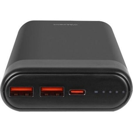 Aluratek APBQ20F 20000mAh 65W Rask lading PD Power Bank med USB Type-C Dobbelt USB-porter Bærbar lader for iPhone iPad MacBook og mer.