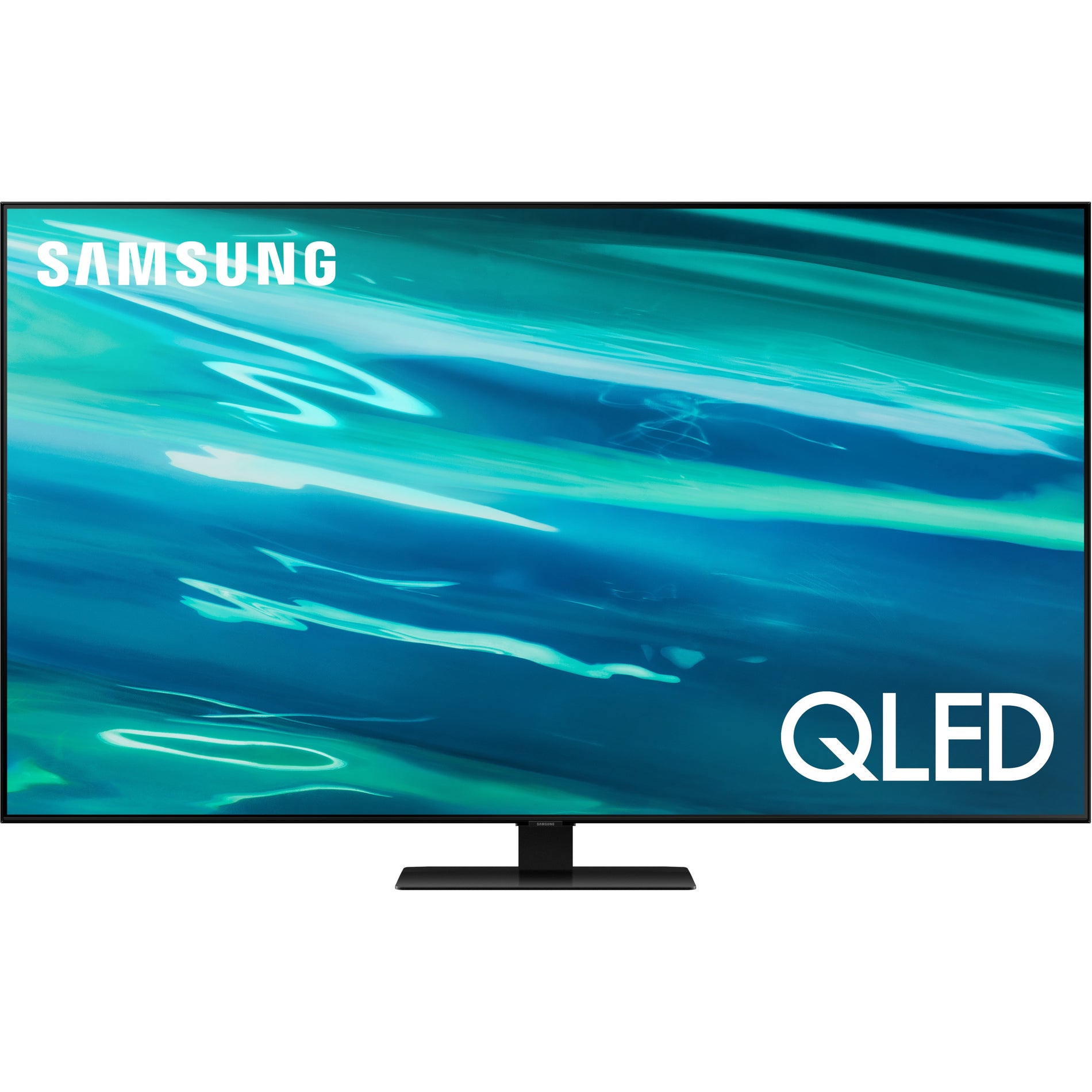 Samsung QN55Q80AAFXZA QN55Q80AAF Smart LED-LCD TV, 55", 4K UHD, Quantum HDR 12x, Alexa, Google Assistant, Bixby