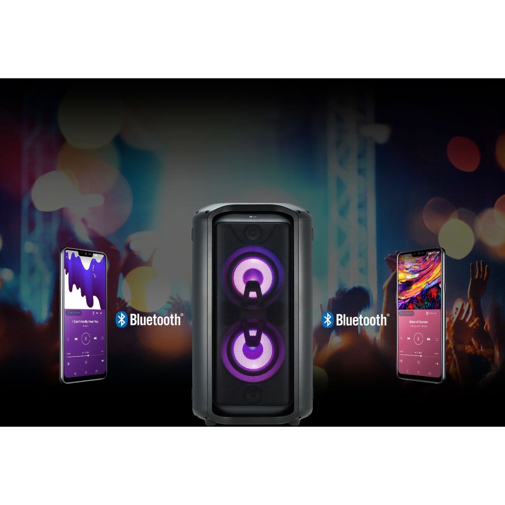 LG RK7 XBOOM Speaker System with Karaoke Creator, 550W RMS, Color Chan –  Network Hardwares