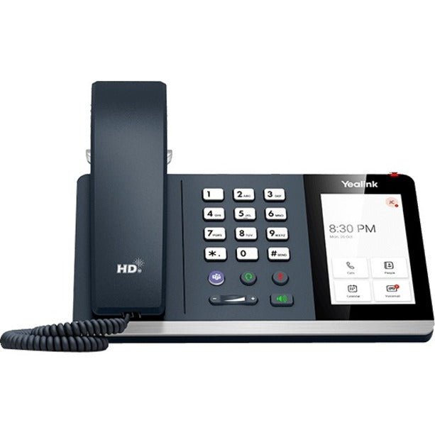 Yealink 1301198 MP54-Teams IP Phone, USB, Network (RJ-45), PoE, Speakerphone, VoIP