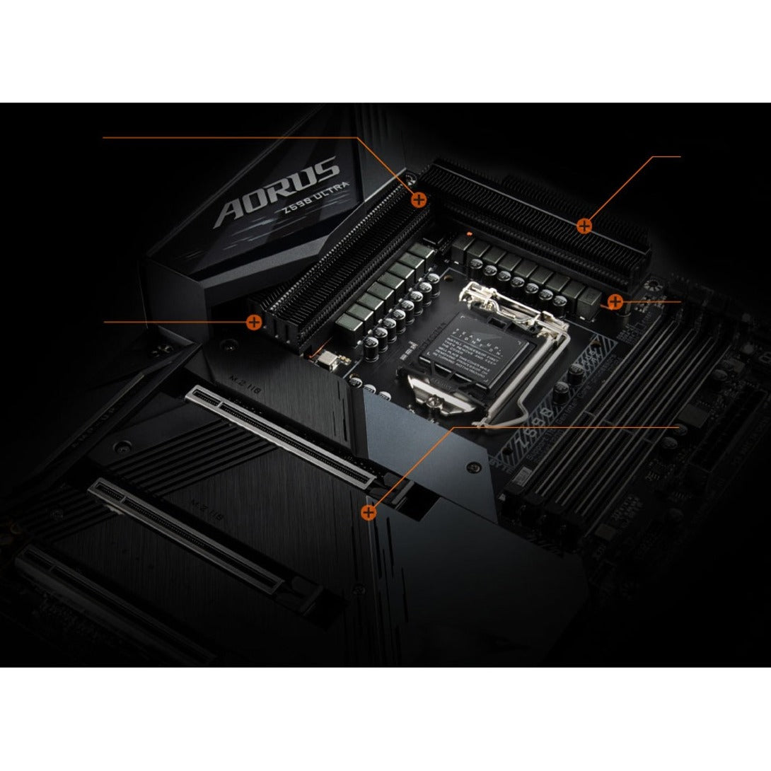 Aorus Z590 AORUS ULTRA Desktop Motherboard - Intel Z590 Chipset, Socket LGA-1200, Intel Optane Memory Ready, ATX