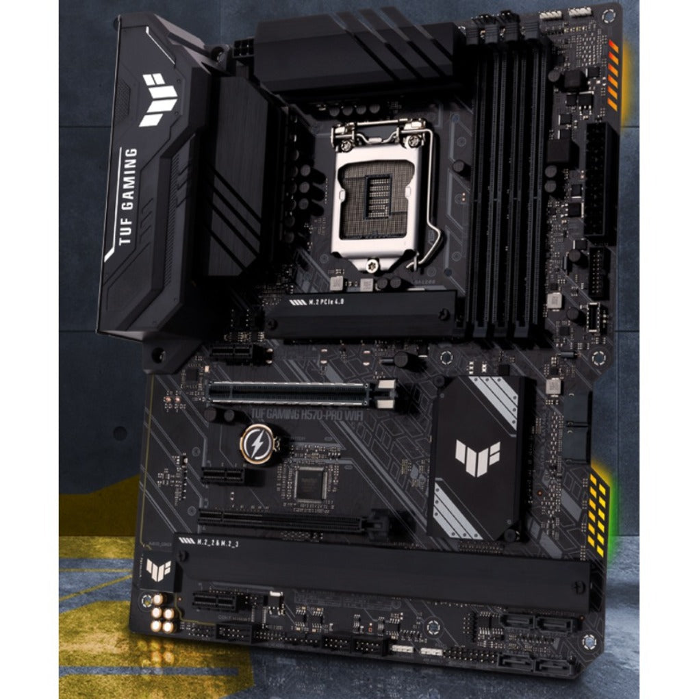 Desktop Motherboard TUF GAMING H570-PRO WIFI, Intel H570 Chipset, Socket LGA-1200, Intel Optane Memory Ready, ATX