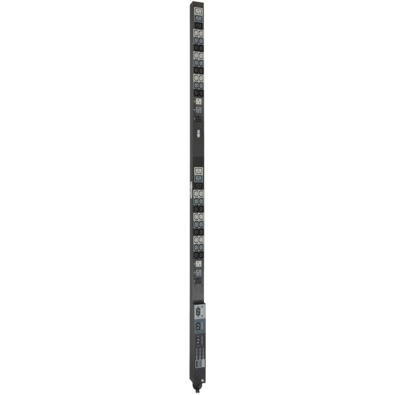 Full-length view of PDU3V6L2130 vertical mounting configuration showing outlet arrangement