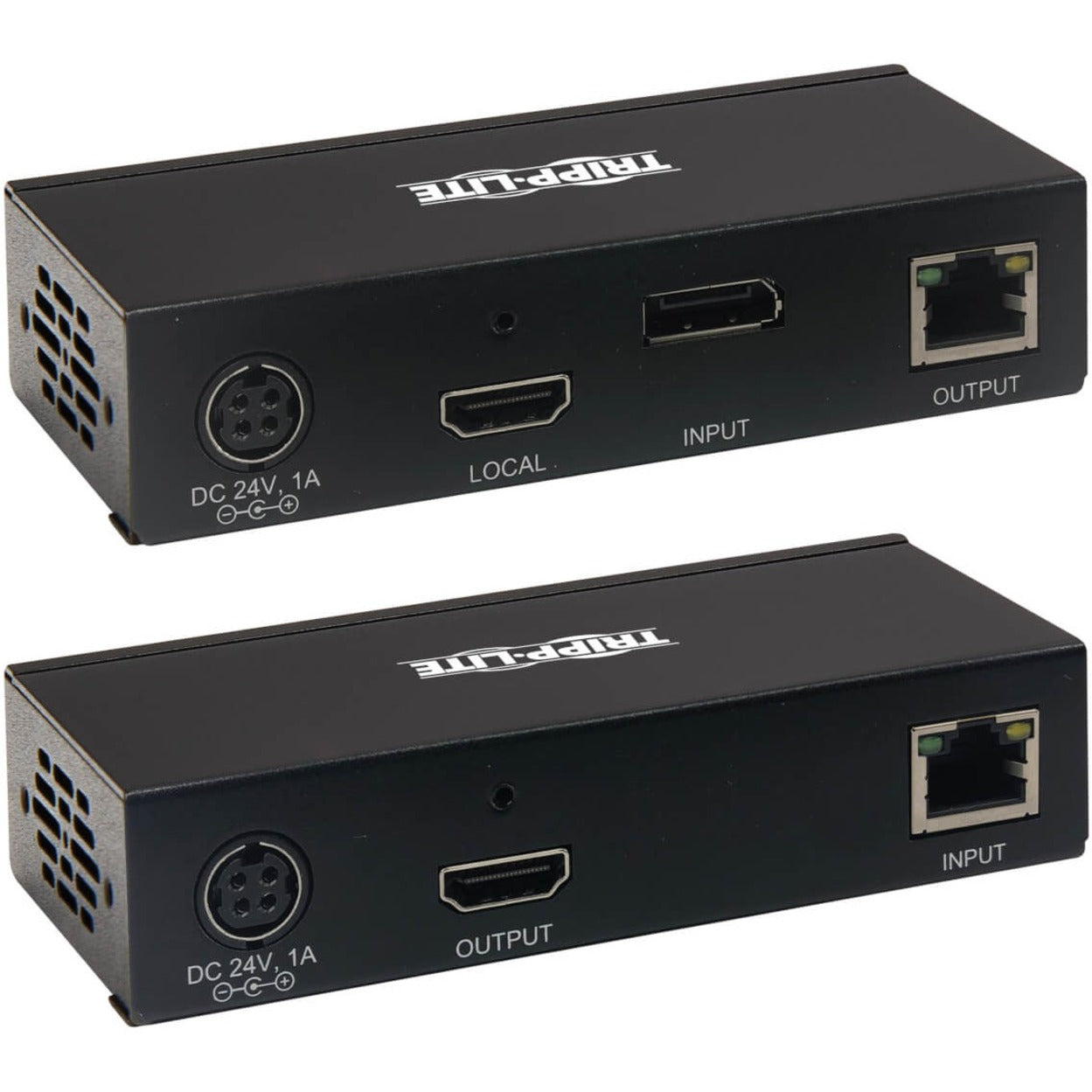 Transmetteur/Récepteur d'Extension Vidéo Tripp Lite B127A-1A1-BDBH 4K UHD 3840 x 2160 Conforme TAA USB HDMI Réseau (RJ-45) Catégorie 6