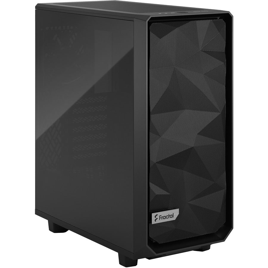 Fractal Design FD-C-MES2C-02 Meshify 2 Compact Black TG Dark Tint Computer Case, Mid-tower, Steel, Tempered Glass, Mesh