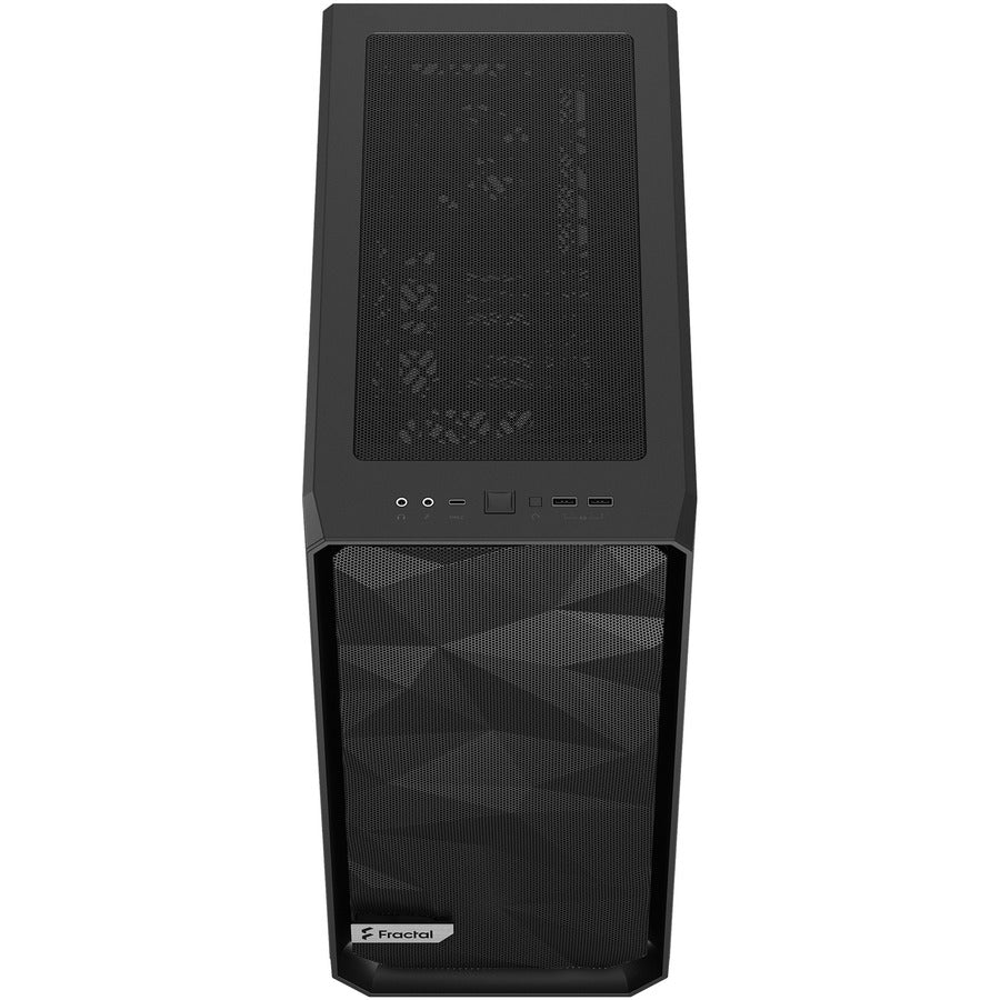 Fractal Design FD-C-MES2C-02 Meshify 2 Compact Black TG Dark Tint Computer Case, Mid-tower, Steel, Tempered Glass, Mesh