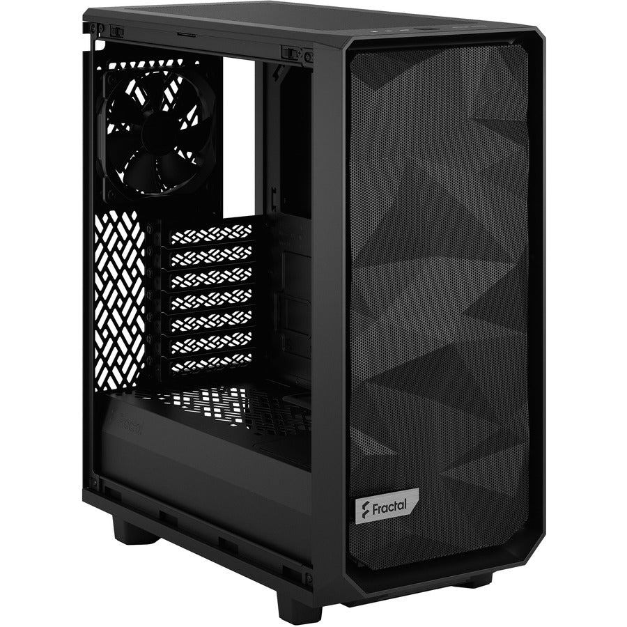 Fractal Design FD-C-MES2C-02 Meshify 2 Compact Black TG Dark Tint Computer Case, Mid-tower, Steel, Tempered Glass, Mesh