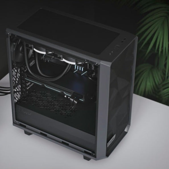 Fractal Design FD-C-MES2C-02 Meshify 2 Compact Black TG Dark Tint Computer Case, Mid-tower, Steel, Tempered Glass, Mesh