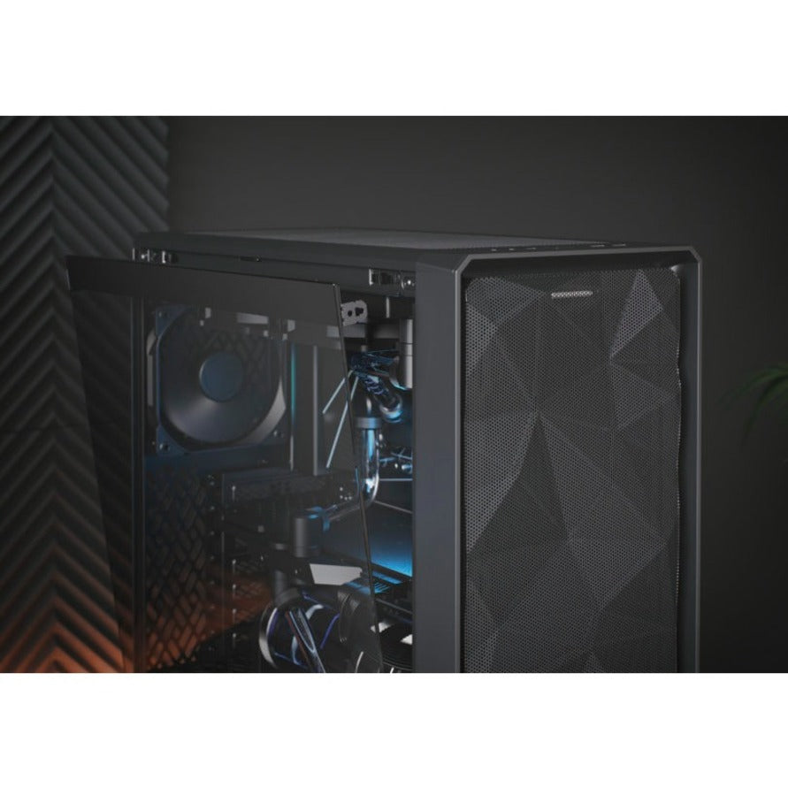 Fractal Design FD-C-MES2C-02 Meshify 2 Compact Black TG Dark Tint Computer Case, Mid-tower, Steel, Tempered Glass, Mesh