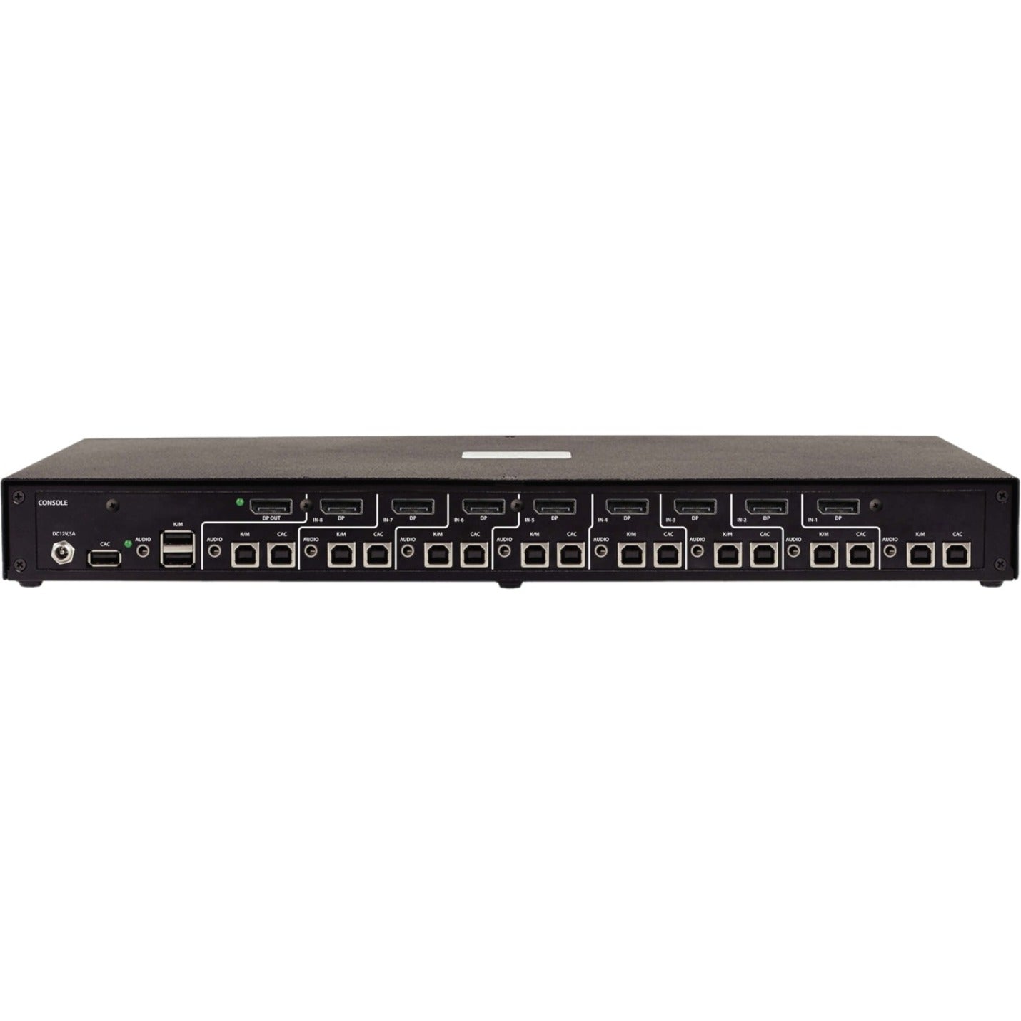Tripp Lite B002A-DP1AC8 8-Port NIAP PP3.0-Certified DisplayPort KVM Switch, 3840 x 2160 Resolution, 3 Year Warranty