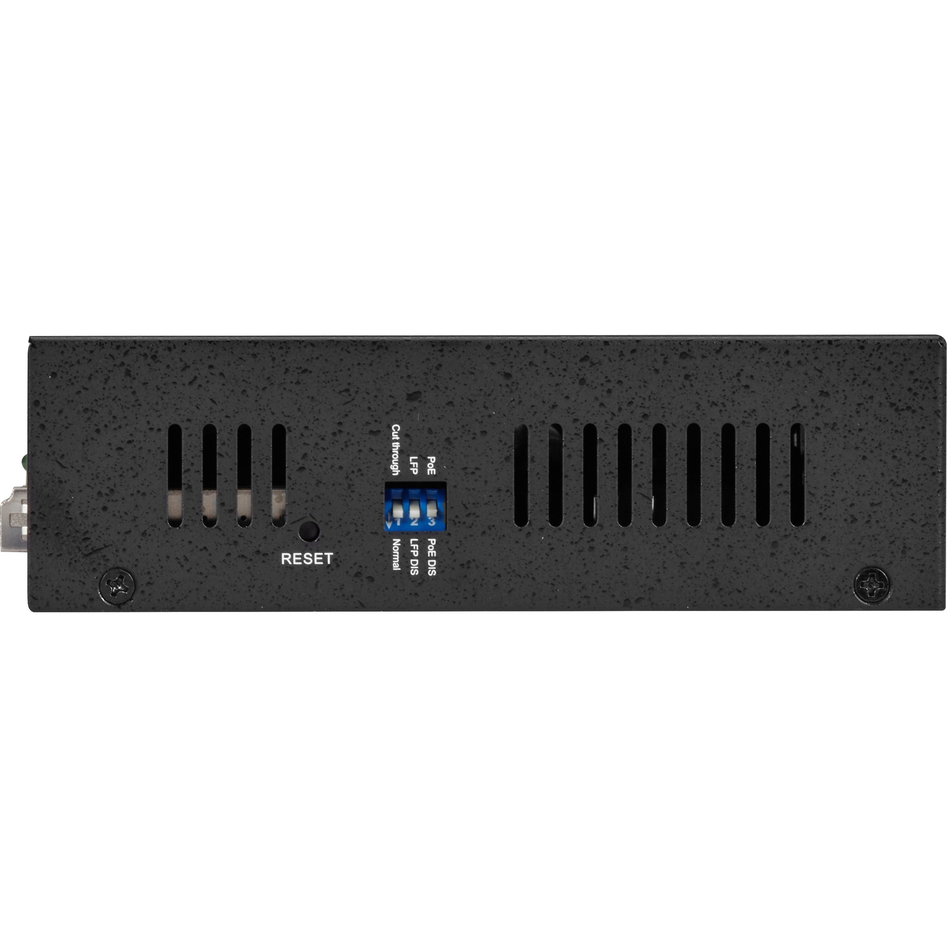 Schwarze Box LPS500A-MM-LC-R3 10/100/1000B-T PoE PSE zu 1000B-X Medienkonverter Multimode-Faser Gigabit Ethernet