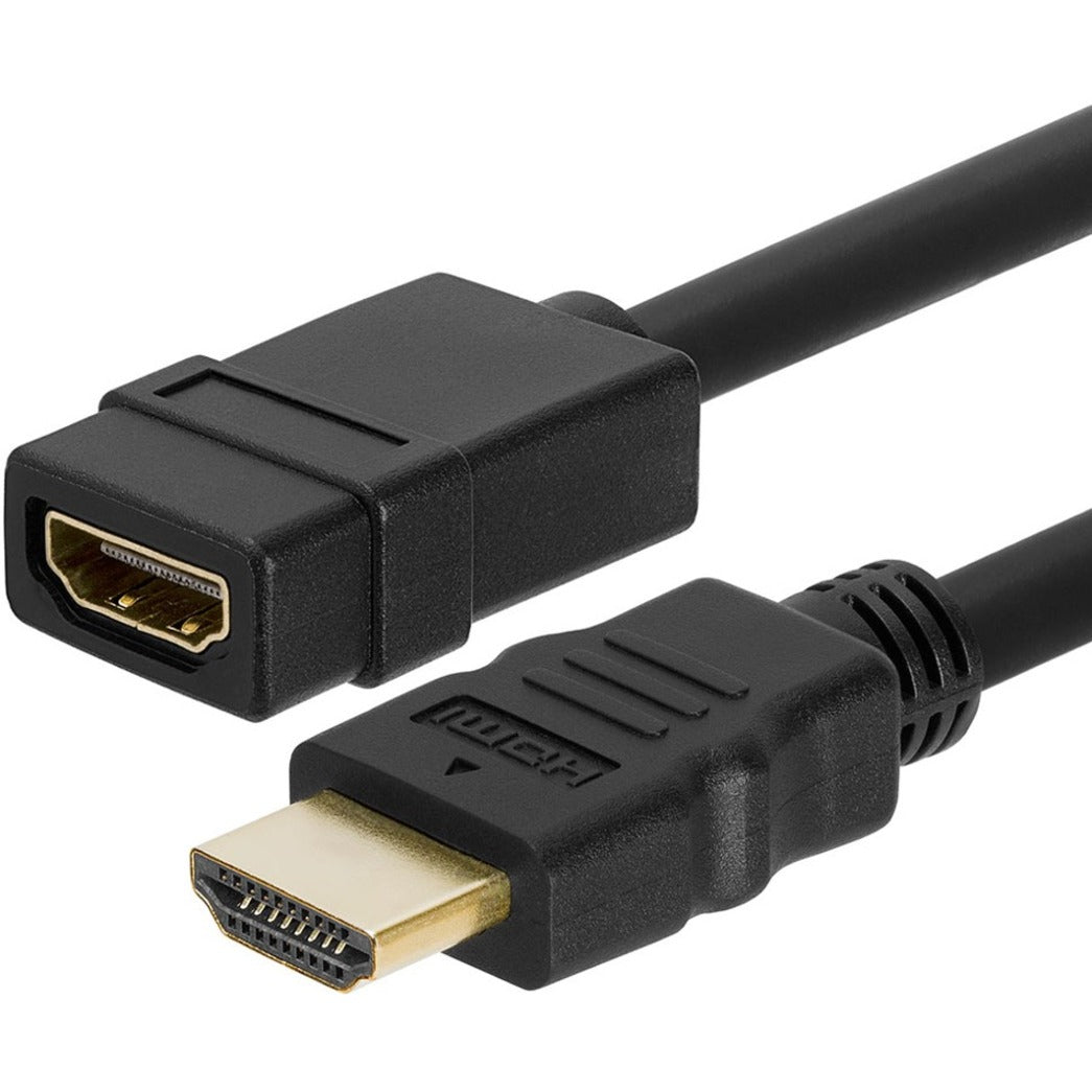 4XEM 4XHDMIEXT10 HDMI 4K/2K Extension Cable Male/Female 10ft, Shielded, Gold-Plated Connectors, Lifetime Warranty