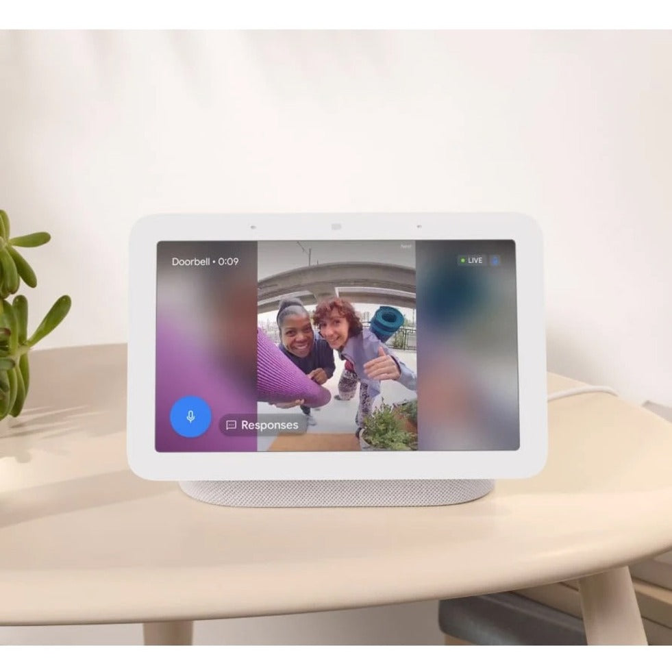 Nest Hub displaying doorbell camera feed interface-alternate-image8