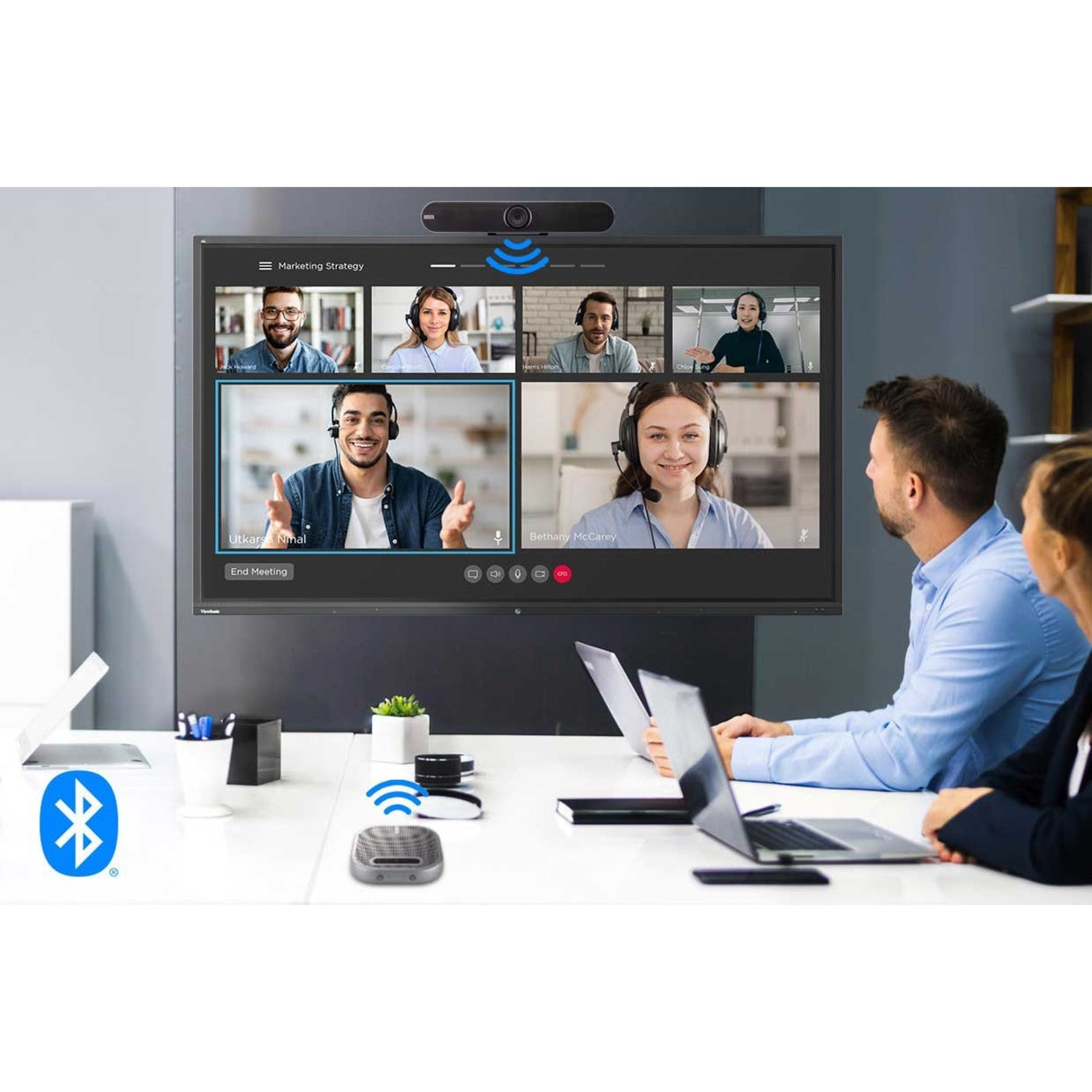 ViewSonic VB-CAM-201 4K Video Conference Camera Built-in 4K Black  ViewSonic VB-CAM-201 Telecamera per videoconferenza 4K Built-in 4K Nero