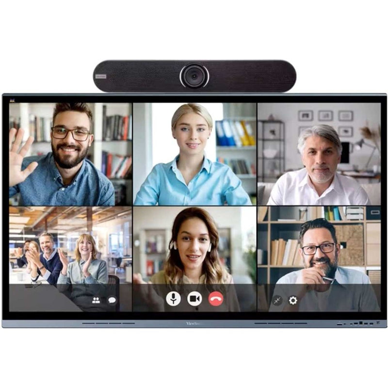 Screen showing multiple participants in video conference