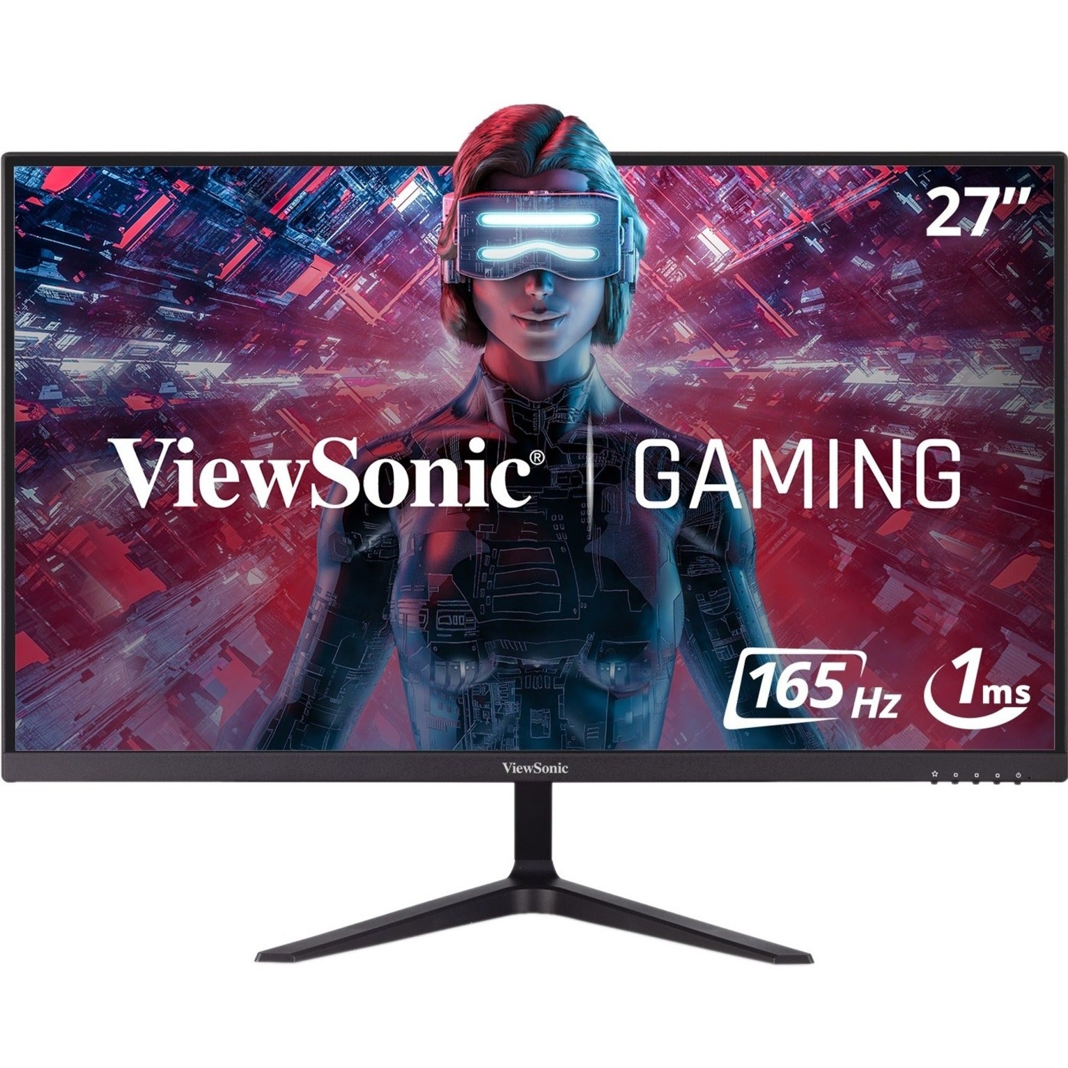 مونيتور الألعاب ViewSonic VX2718-P-MHD بحجم 27 بوصة، 165 هرتز، 1920x1080، تزامن متكيف