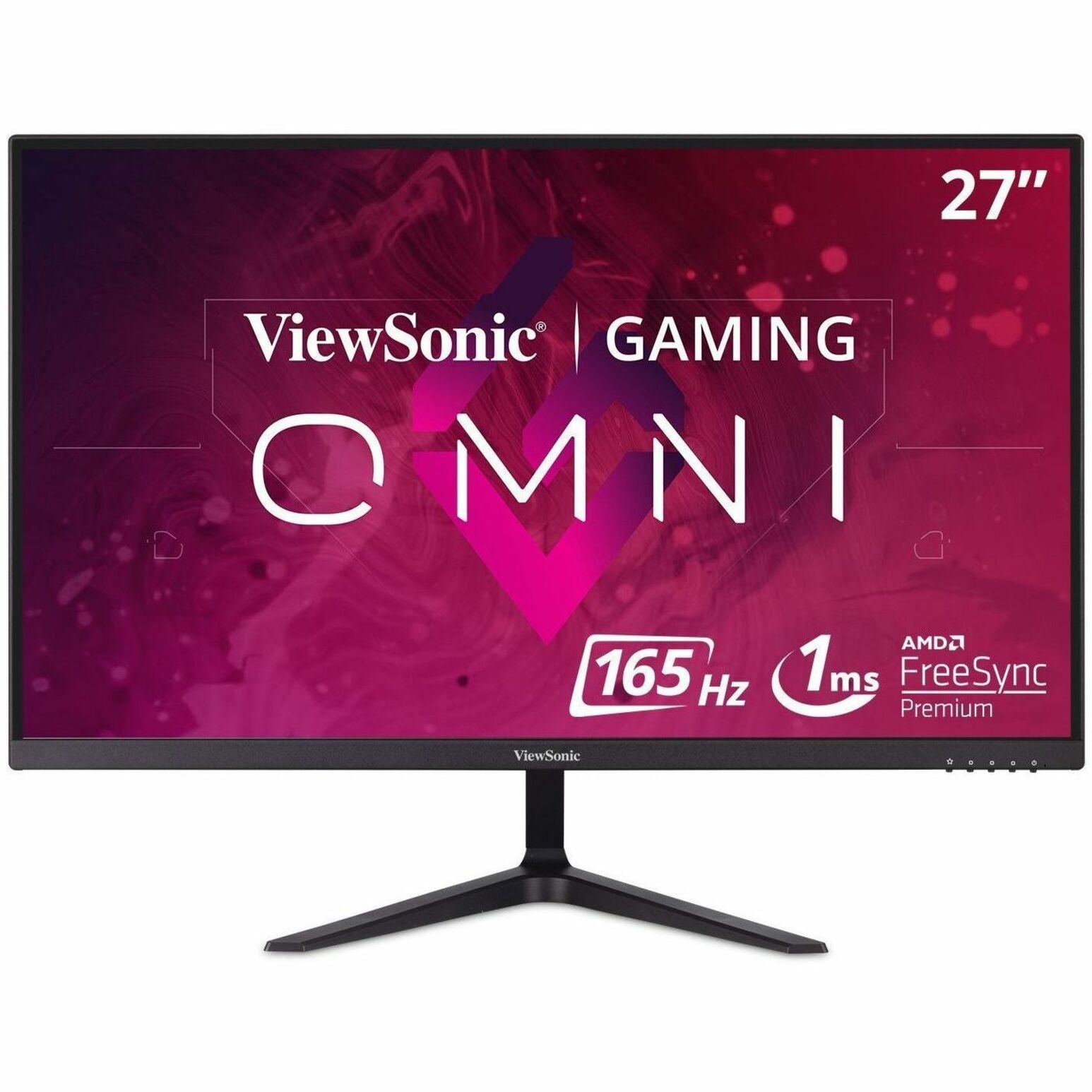 ViewSonic 威视 VX2718-P-MHD 27 游戏显示器，165Hz，1920x1080，自适应同步